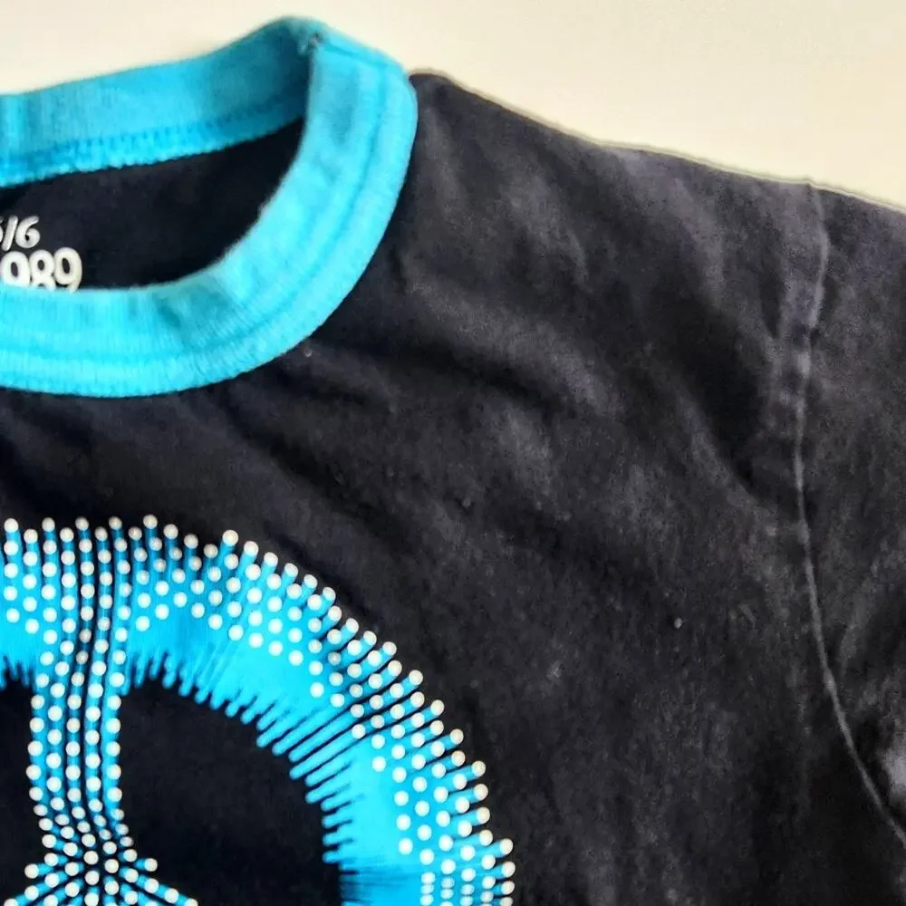 Vintage Y2K The Children’s Place Retro Peace Sign T-Shirt – Size Small 5/6